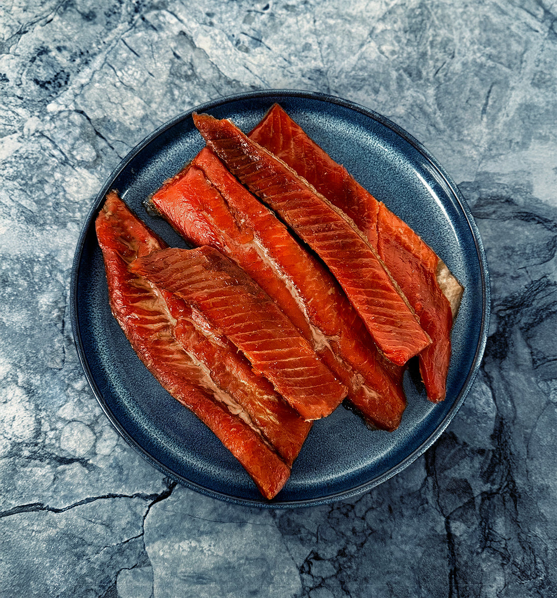 Buy Smoked Alaskan Sockeye Candied Salmon Online – Pure Food Fish