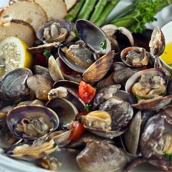 Clams Drawn in Butter