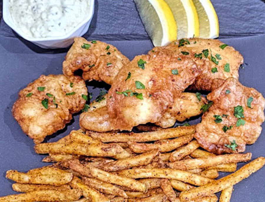 Beer Battered Halibut Cheeks