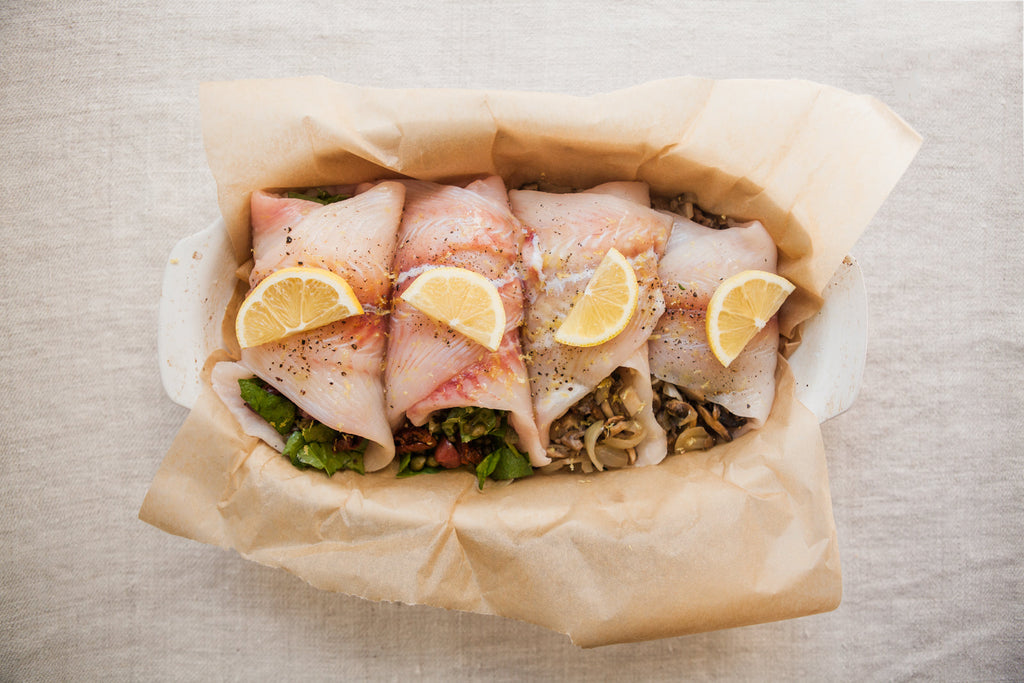 Mushroom & Thyme Stuffed Fresh Sole