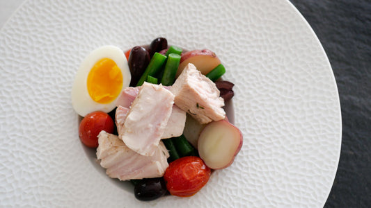 Olive Oil Poached Mahi Mahi Nicoise
