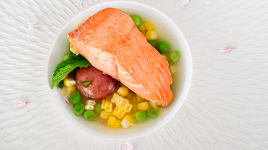 Poached Copper River Salmon