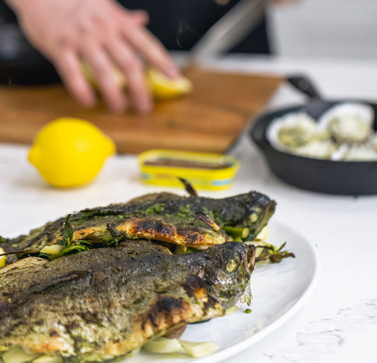 Baked Whole Trout