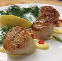Searing Jumbo Scallops
