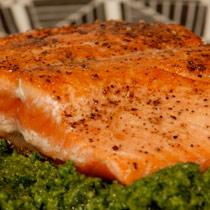 Reefnet Salmon with Salsa Verde