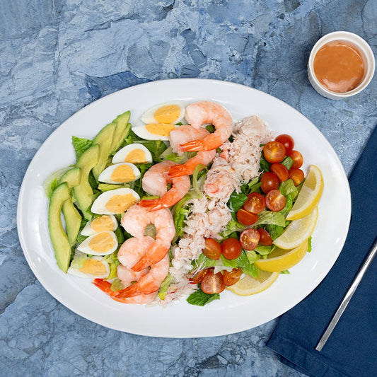 Crab and shrimp louie salad