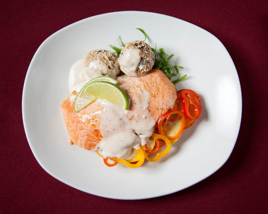 Guajillo Wild Salmon with Chipotle Cream