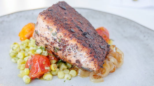 Salmon with Indi Chocolate Rub