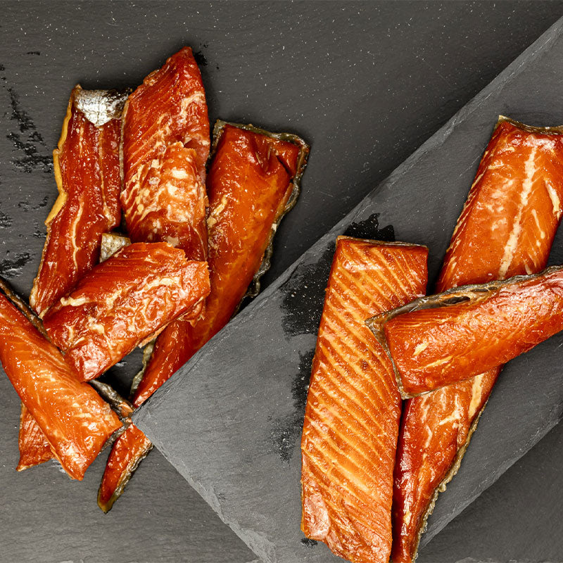 Buy Smoked Alaskan Sockeye Candied Salmon Online – Pure Food Fish Market