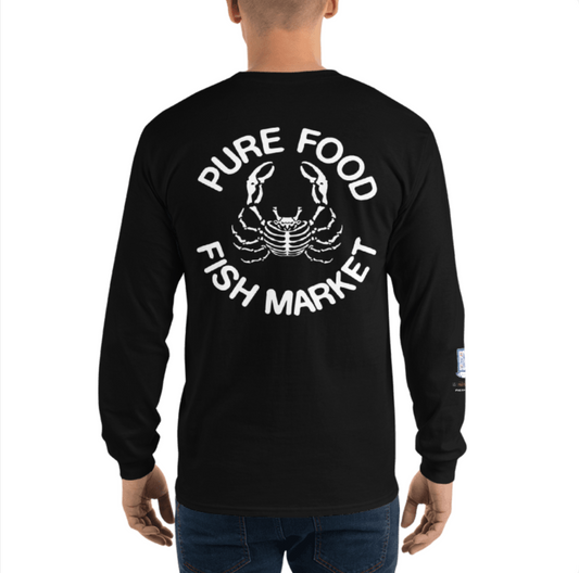 Pure Food Fish Skeleton Crab Tee