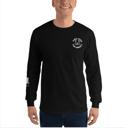 Pure Food Fish Skeleton Crab Tee