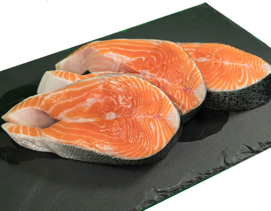 Alaskan King Salmon Steaks (Wild)