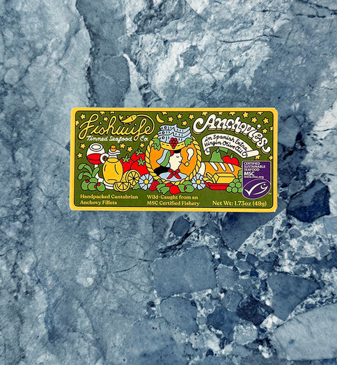 Fishwife Cantabrian Anchovies in Extra Virgin Olive Oil