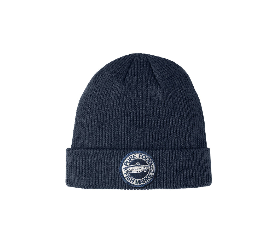 Classic Beanie with Embroidered Patch