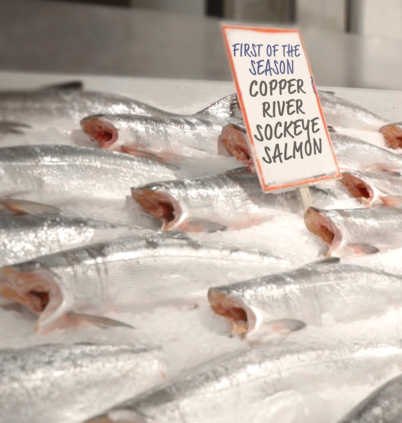 Fresh Whole Copper River Sockeye Salmon (Wild)